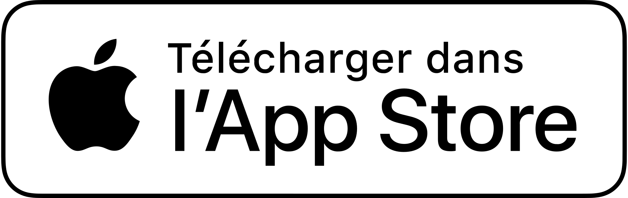 Disponible sur l'App Store
